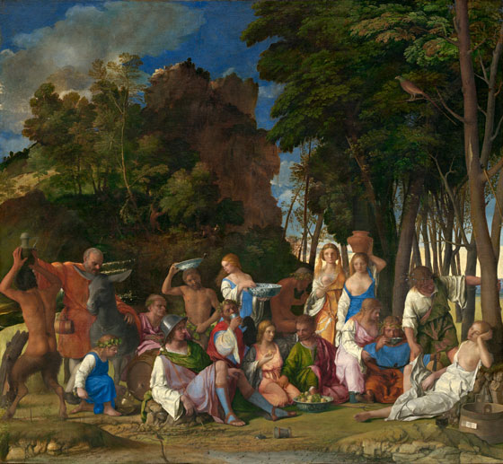 Feast of the Gods by Giovanni Bellini