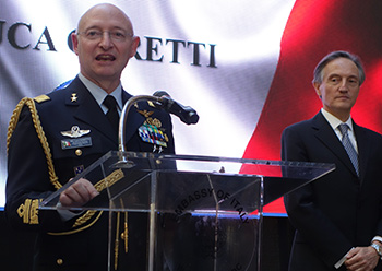 Gen Luca Goretti, Amb. Claudio Bisogniero